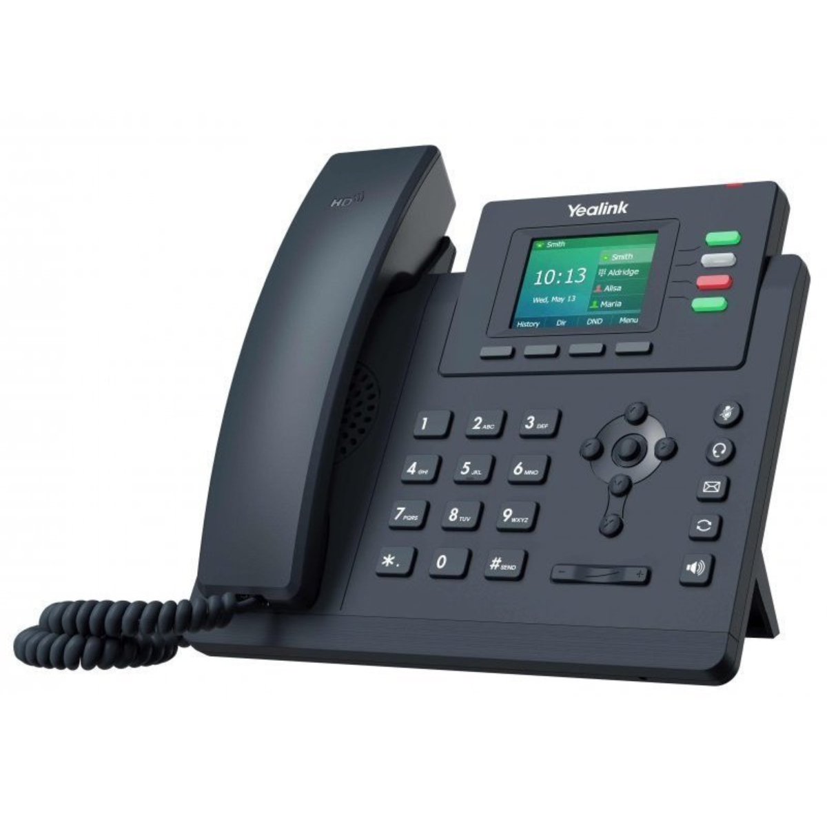 Yealink SIP-T33G IP telefon, 2,4 320x240 LCD, 4x SIP, CZ/SK displej, 2x GbE port, PoE, Optima HD Voice, 12 programovatelných tlačítek